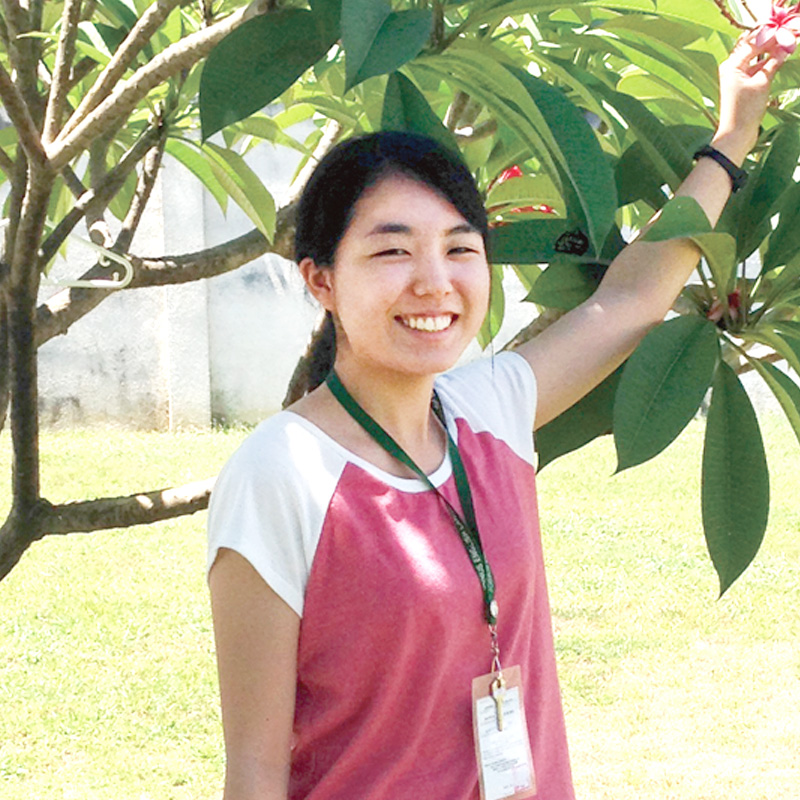 新垣美郷さん(宜野座高校出身)